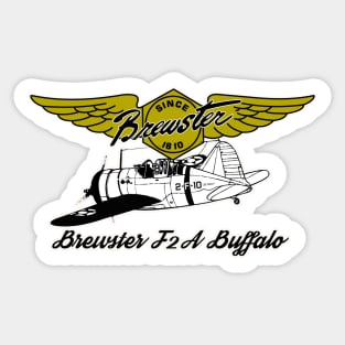 Brewster F2A Buffalo Sticker